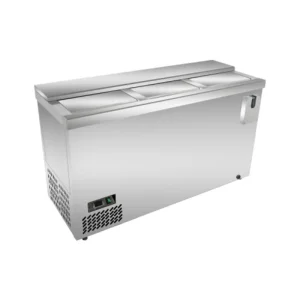 Botellero refrigerado 3 puertas acero inoxidable 438 litros